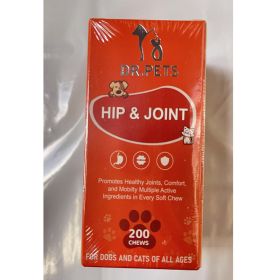 Joint Supplements For Dogs And Cats With Glucosamine, Chondroitin, 10 Vitamins, Hyaluronic Acid And MSM (Option: Orange)
