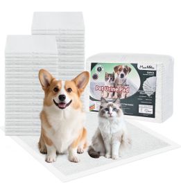 Dog and Puppy Pee Pads with Leak-Proof Quick-Dry Design for Potty Training,Pack of 50 (Quantity: 50pack)